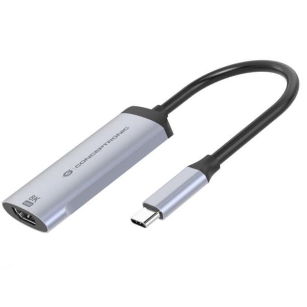 CONCEPTRONIC ADATTATORE da USB-C a HDMI 2.1, 8K 60Hz
