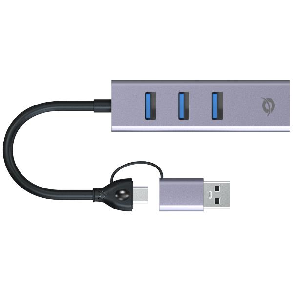 Adattatore di rete da USB-C a Gigabit con hub USB a 3 porte 3
