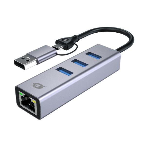 Adattatore di rete da USB-C a Gigabit con hub USB a 3 porte 7