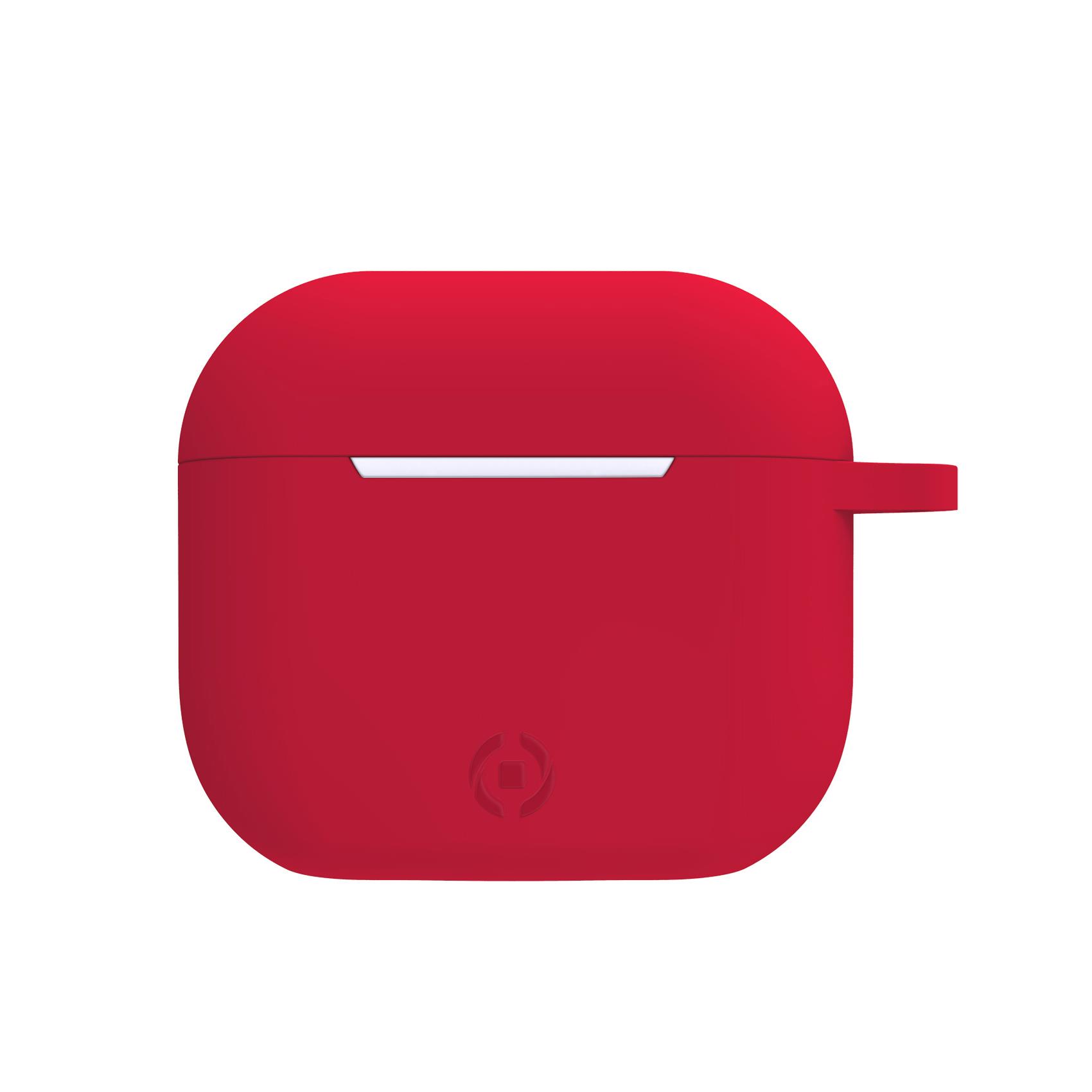 CELLY AIRCASE - Custodia in silicone morbido compatibile con Airpods 3rd Gen.