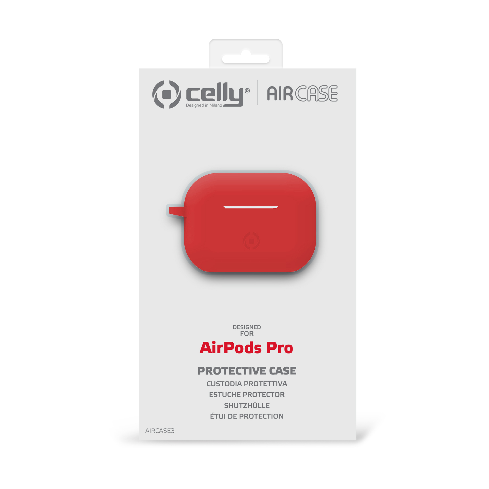 AIRCASE - Custodia in silicone morbido compatibile con Airpods Pro 6