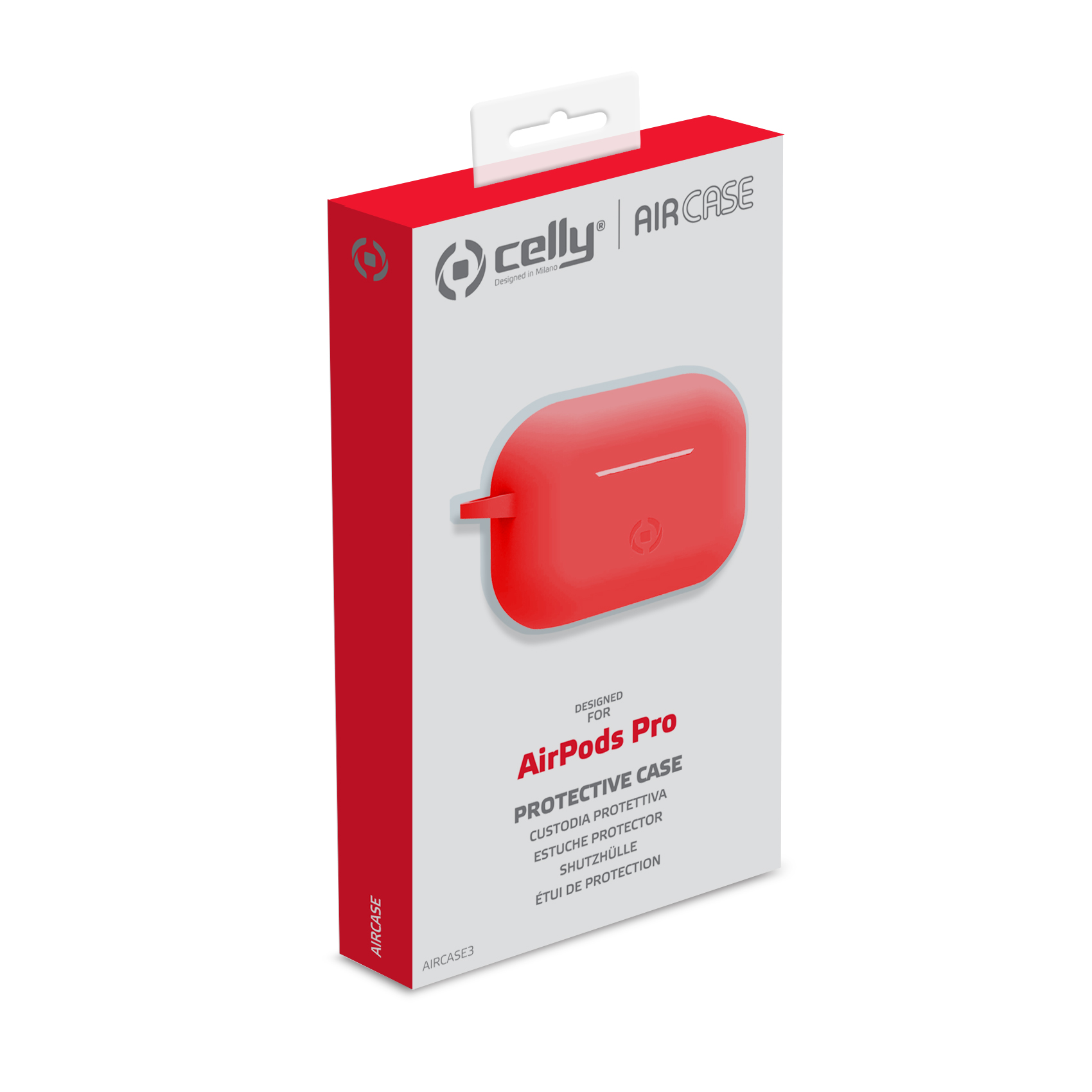 AIRCASE - Custodia in silicone morbido compatibile con Airpods Pro 7