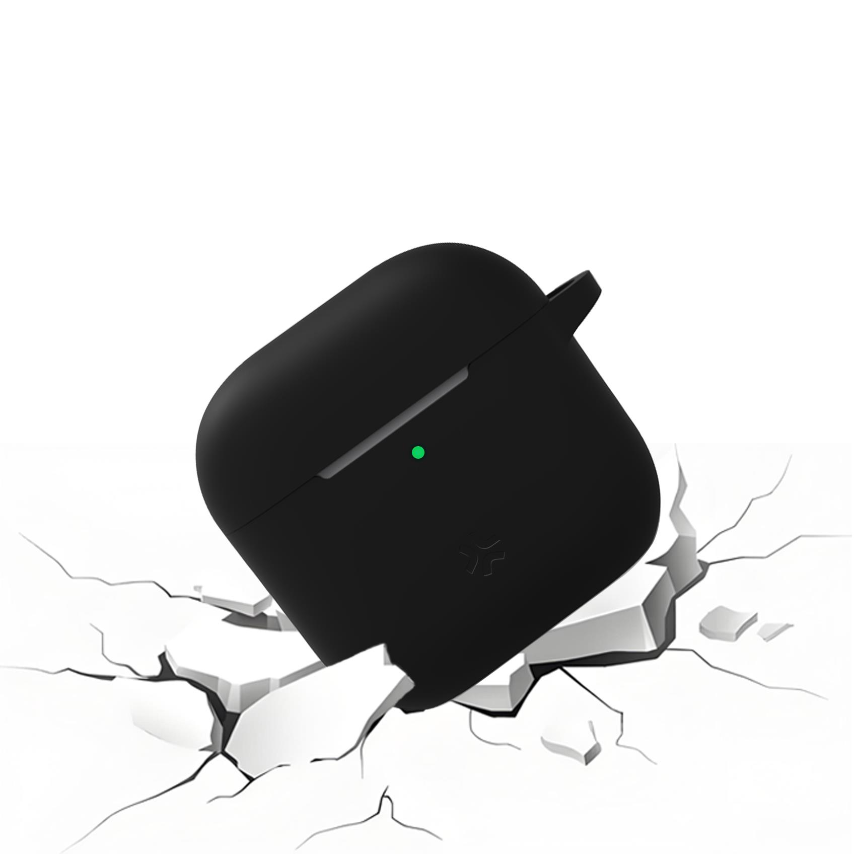 CELLY AIRCASE4 - Custodia in silicone morbido compatibile con Airpods 4th Gen.