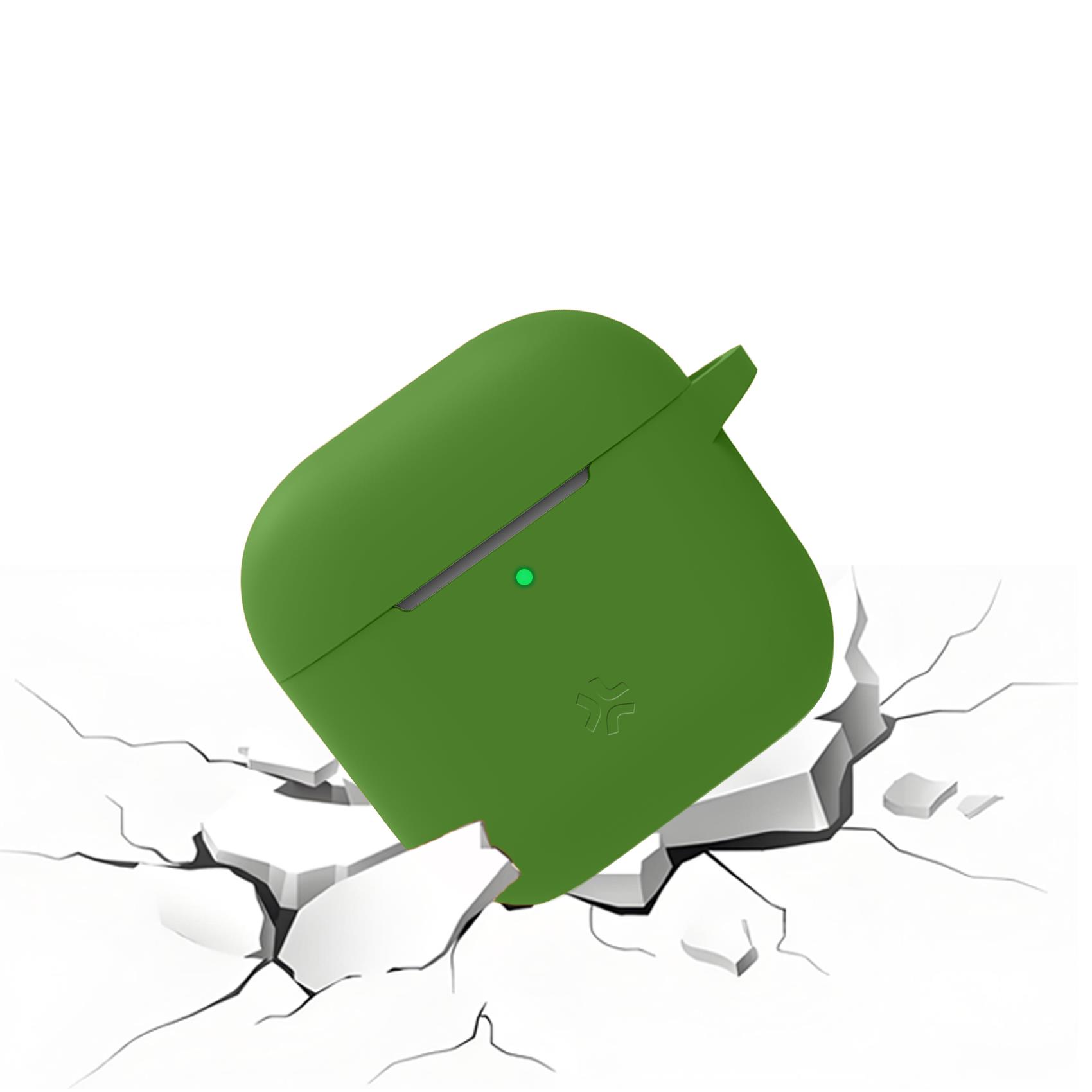 CELLY AIRCASE4 - Custodia in silicone morbido compatibile con Airpods 4th Gen.