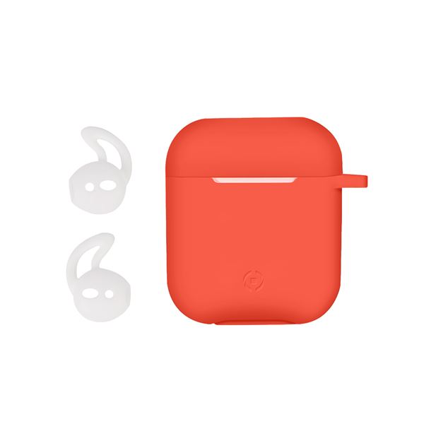 CELLY AIRCASE - Custodia in silicone morbido compatibile con Airpods 1st Gen. / 2nd Gen.