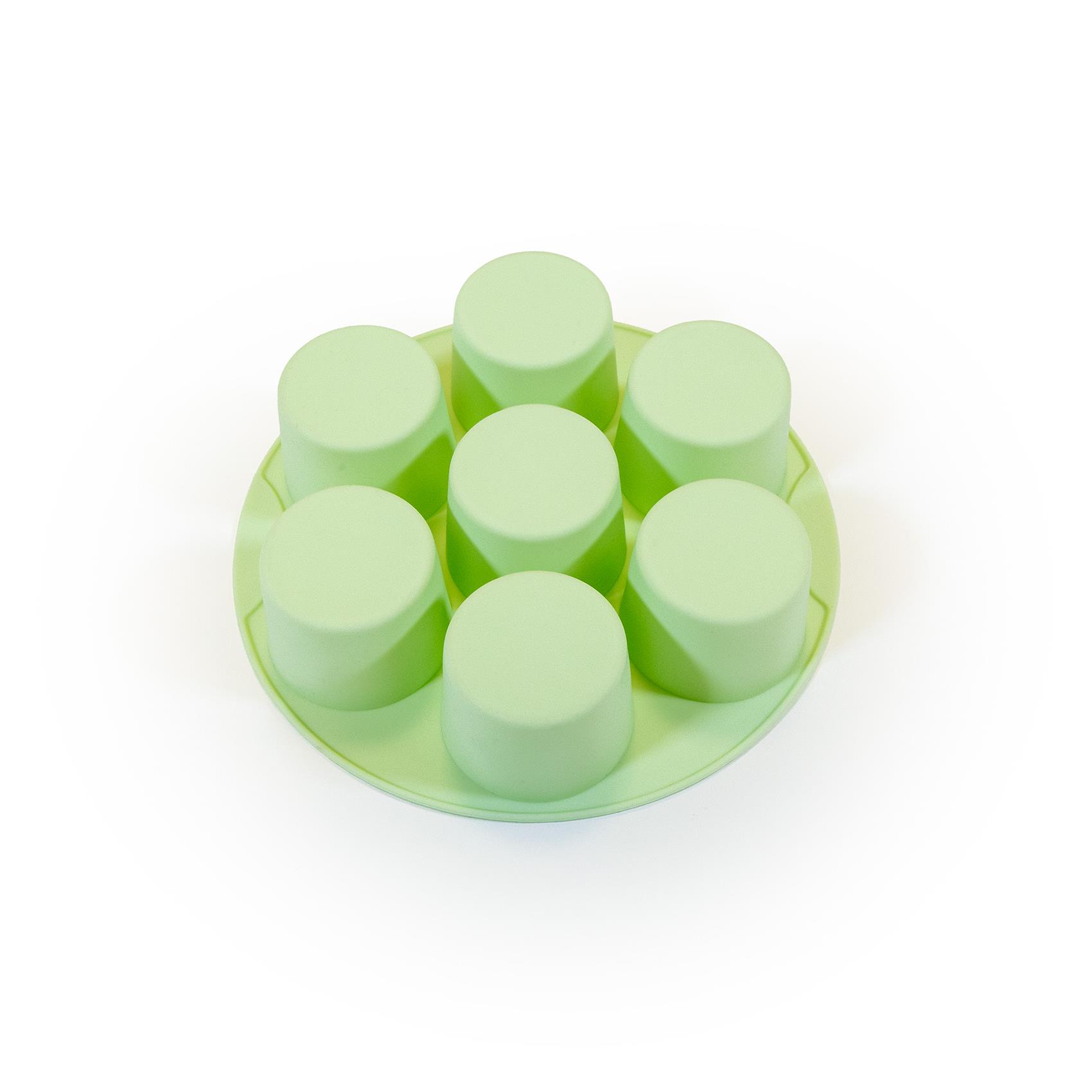 MUITOMAS - Stampo per muffin in silicone per friggitrice ad aria verde salvia 2