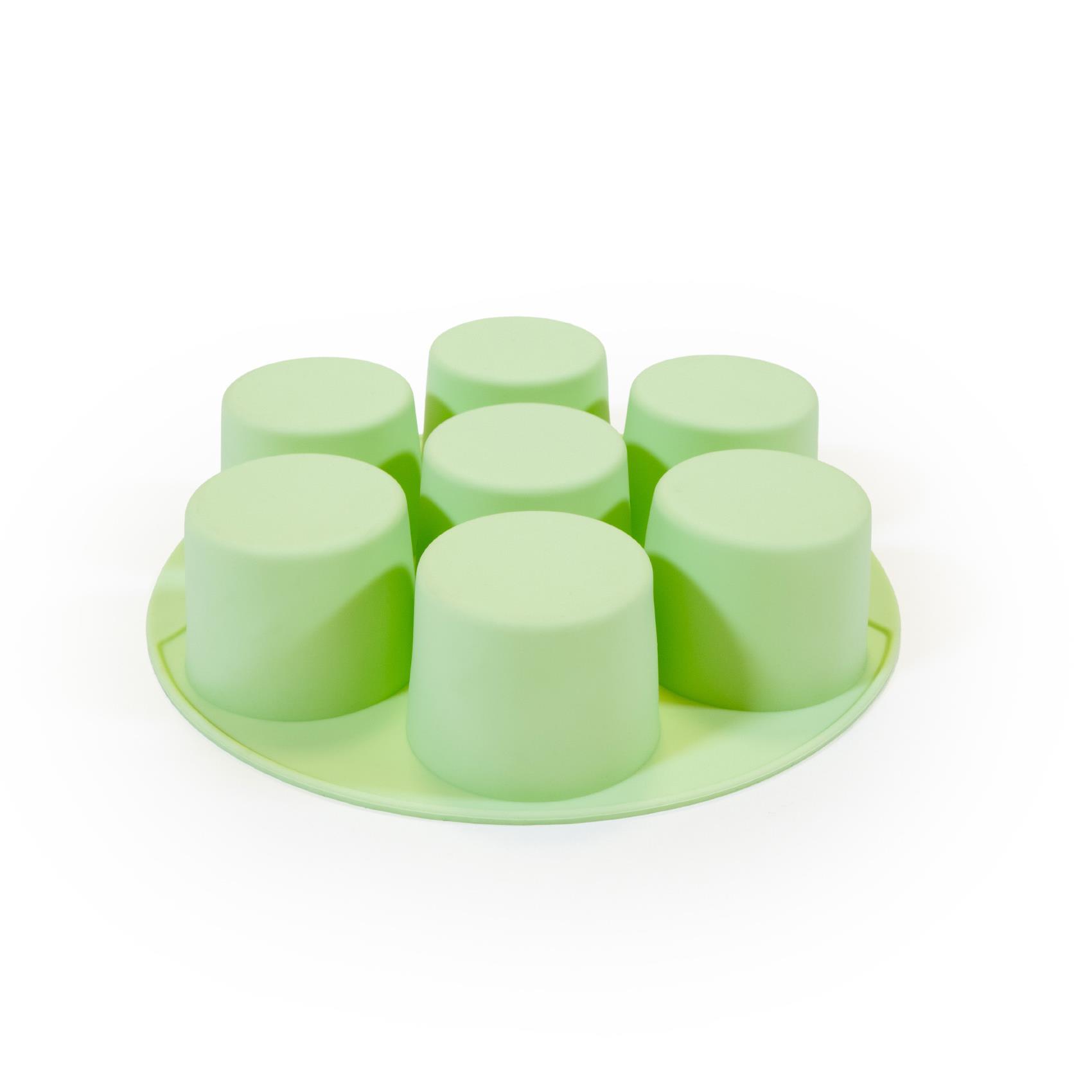 MUITOMAS - Stampo per muffin in silicone per friggitrice ad aria verde salvia 3