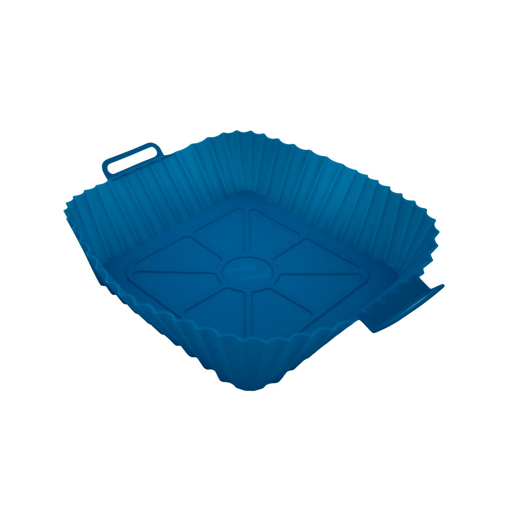 MUITOMAS MUITOMAS - Set teglia per friggitrice ad aria blu ottanio