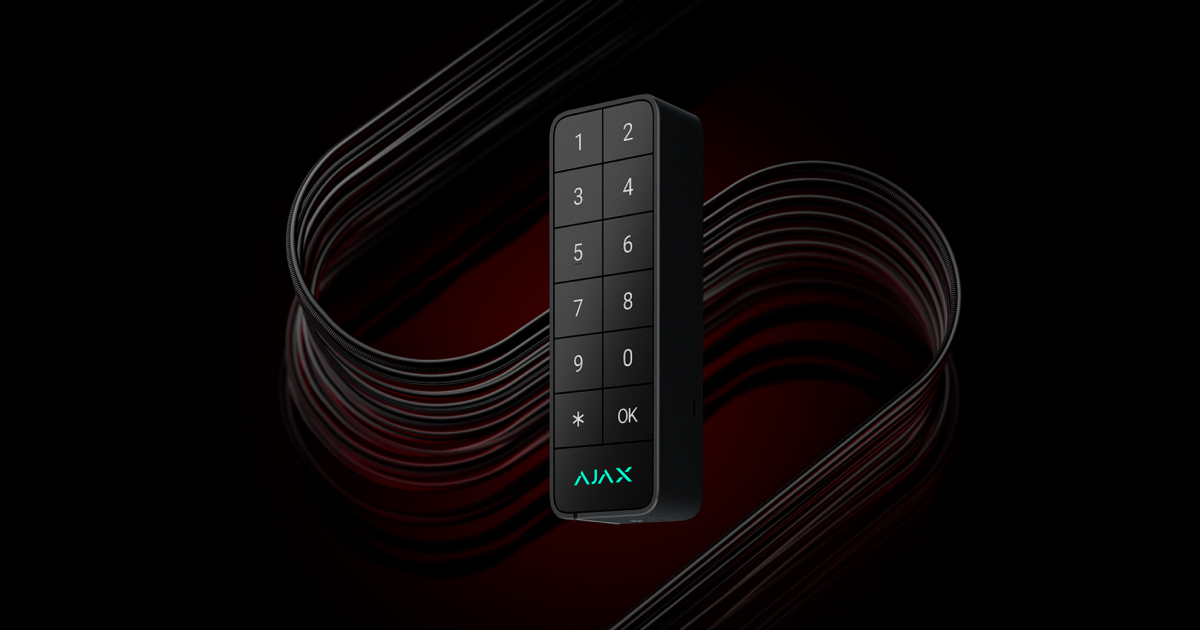 Ajax Ajax Superior KeyPad Outdoor Fibra white