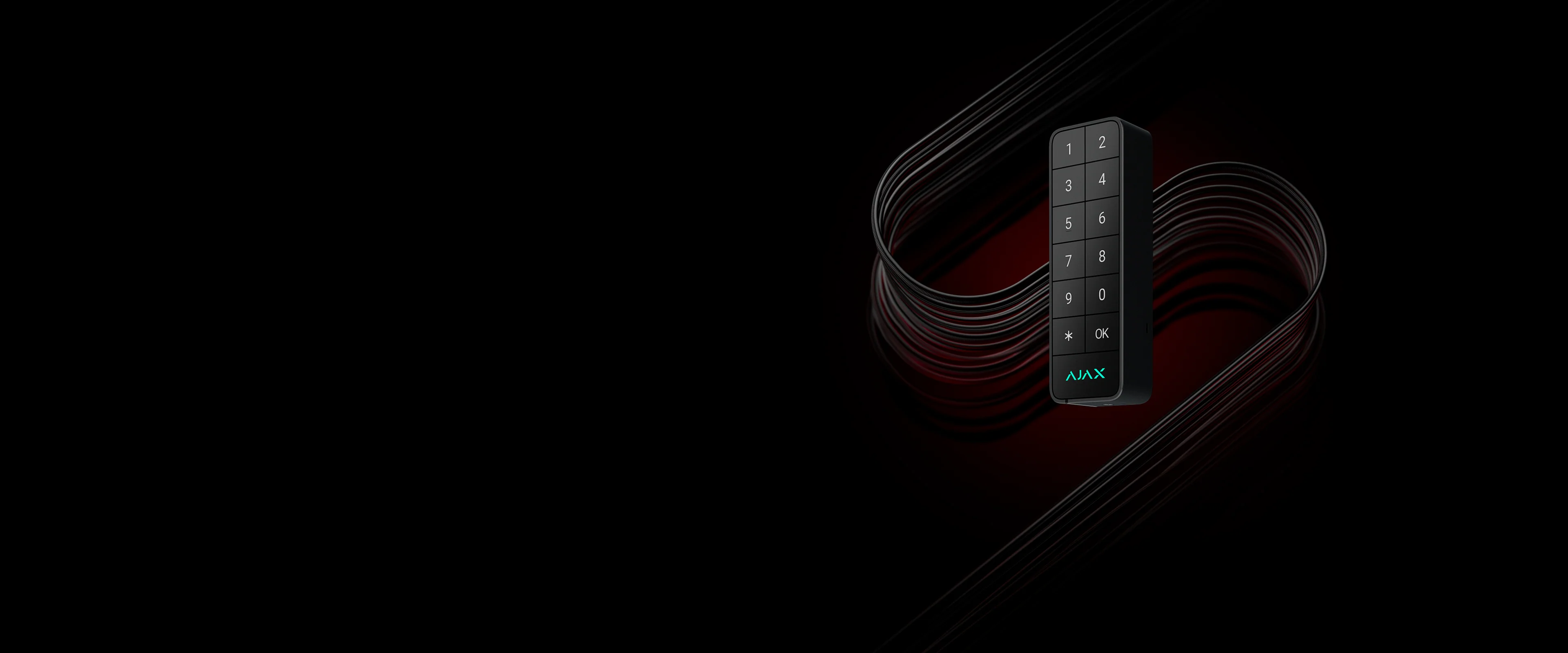 Ajax Superior KeyPad Outdoor Fibra graphite 3
