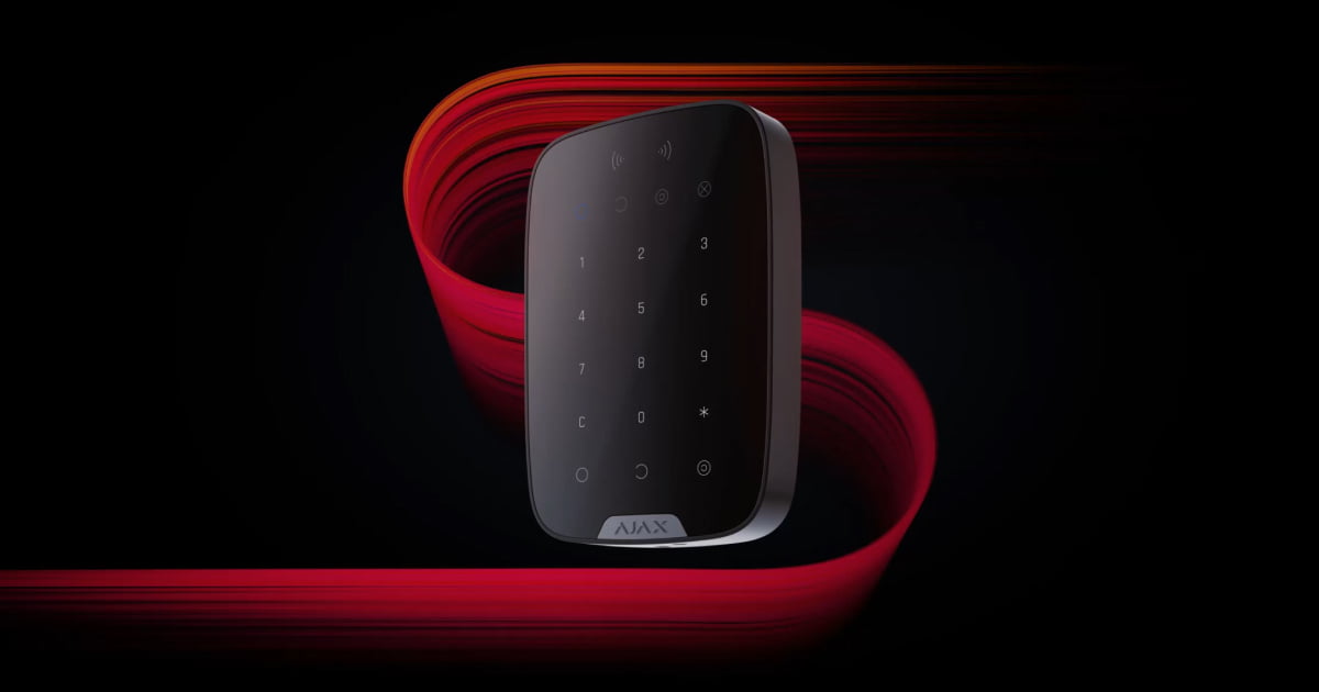 Ajax Ajax Superior KeyPad Plus Jeweller (8EU) ASP white
