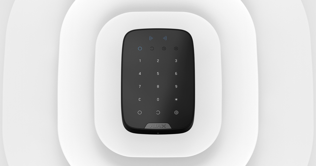 Ajax Ajax Keypad Plus ASP black