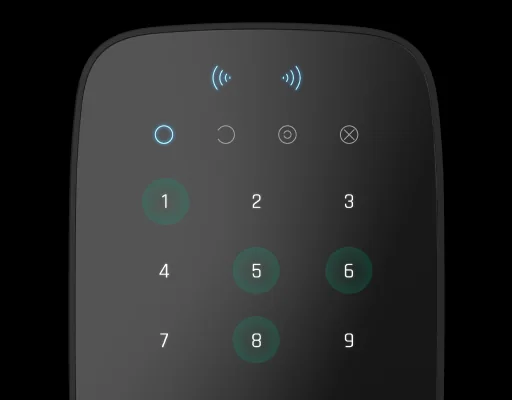 Ajax Keypad Plus ASP black 6