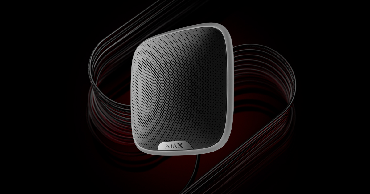 Ajax Ajax StreetSiren Fibra ASP black