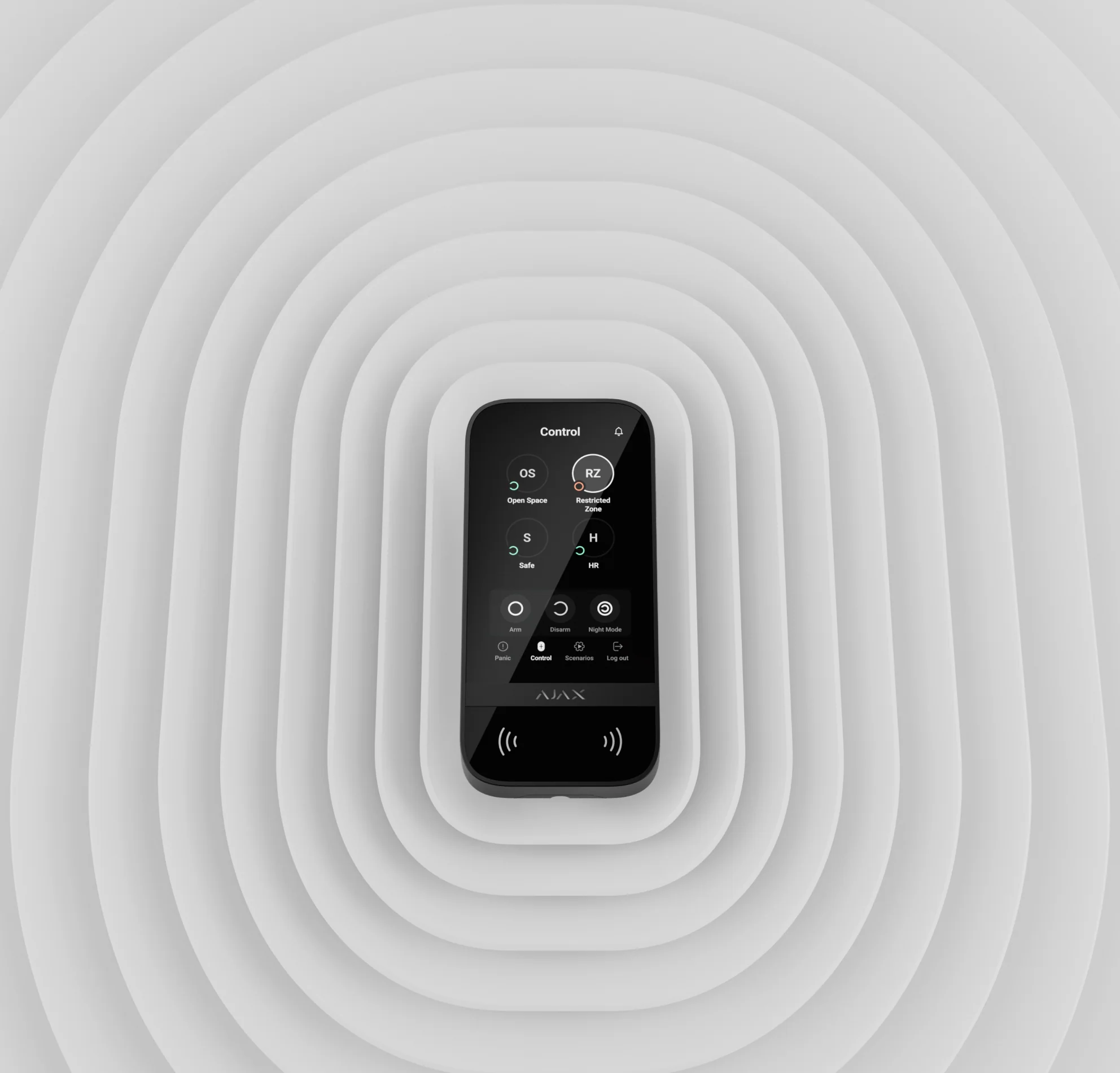 Ajax KeyPad TouchScreen ASP black 2