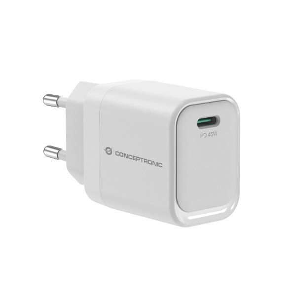 Caricabatterie PD USB-C GaN da 45W a 1 porta, PPS, PD 3.0 2