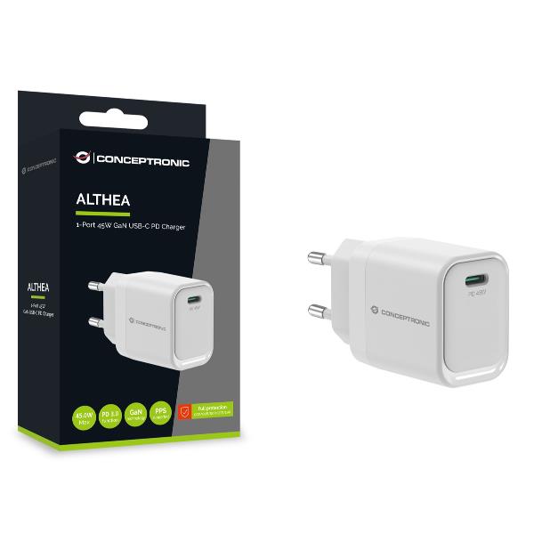 Caricabatterie PD USB-C GaN da 45W a 1 porta, PPS, PD 3.0 5
