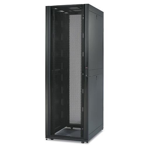 AMERICAN POWER CONVERSION Armadio NetShelter SX 42U, largh. 750 mm, prof. 1070 mm, con pannelli laterali, nero