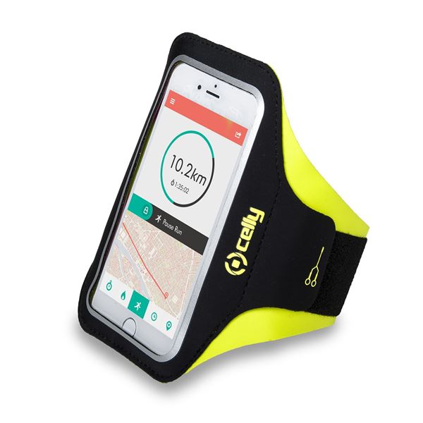 ARMBAND - Fascia da braccio ultra leggero, regolabile, materiali impermeabili, finestra trasparente per utilizzare il touch screen compatibile con tutti gli smartphone fino a 6.5" 2