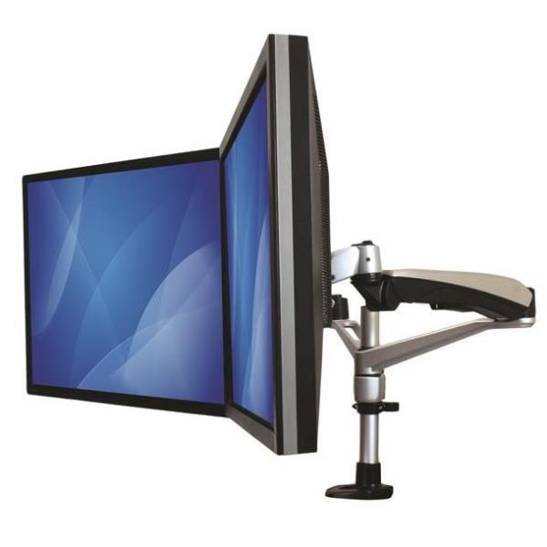 Supporto per Doppio Monitor con bracci articolati 4