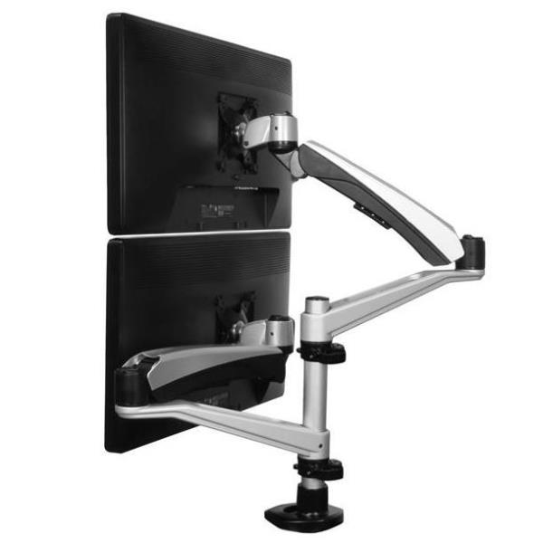 Supporto per Doppio Monitor con bracci articolati 9