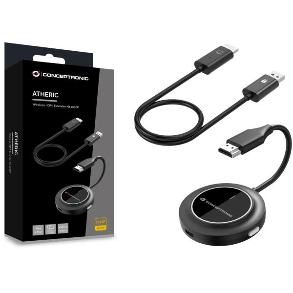 KIT EXTENDER HDMI WIRELESS 1080P 4