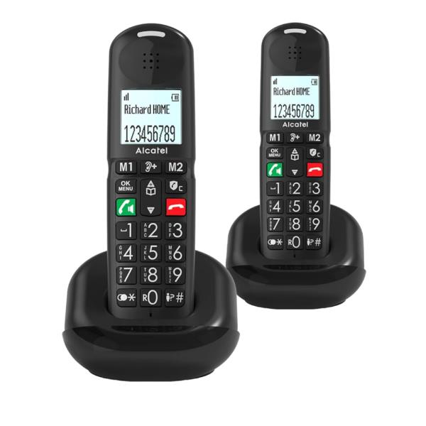 Alcatel Fissi DECT XL685 DUO EWE NEGRO