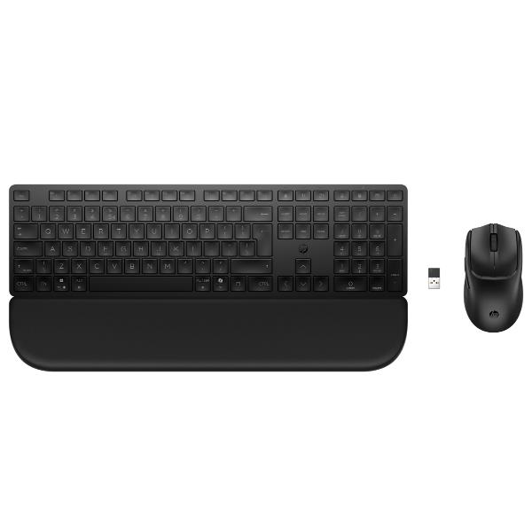 HP INC Kit Tastiera e Mouse wireless e Bluetooth dual-mode HP 585C con poggiapolsi