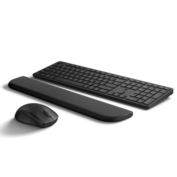 Kit Tastiera e Mouse wireless e Bluetooth dual-mode HP 585C con poggiapolsi 4
