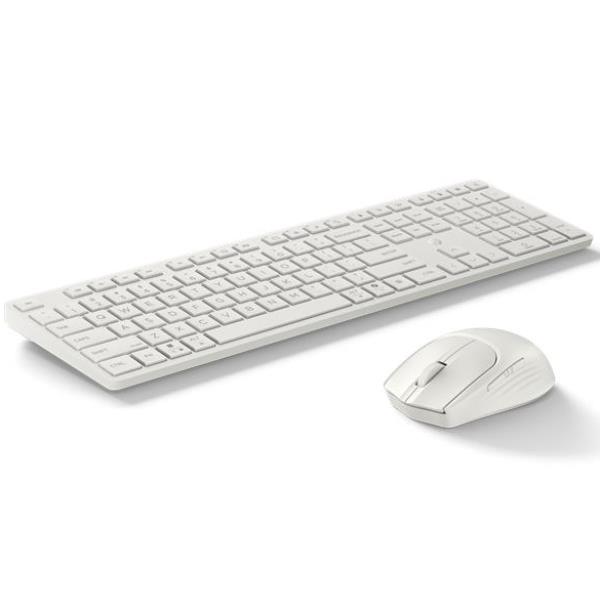 HP INC Kit Tastiera e Mouse wireless e Bluetooth dual-mode HP 495C Bianca