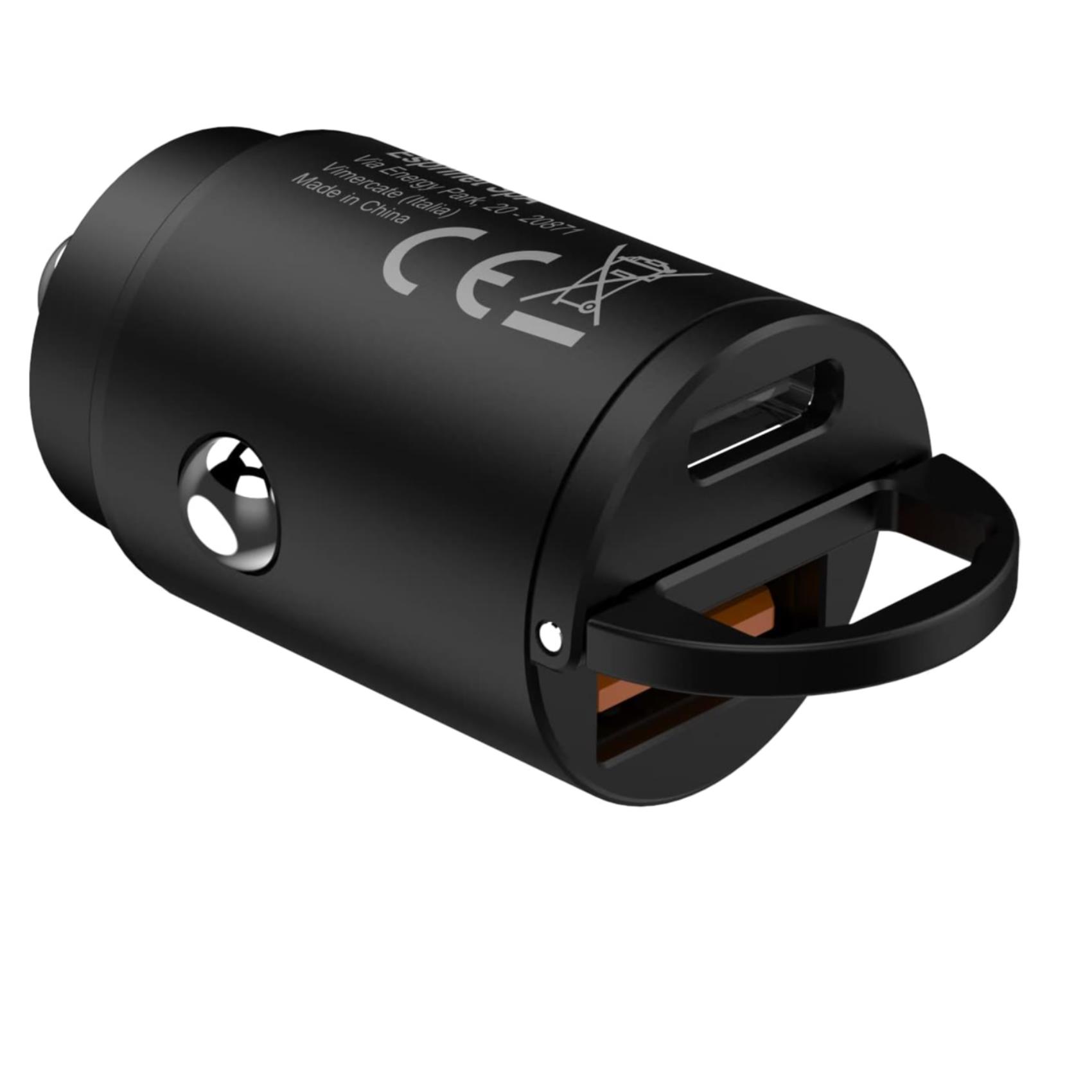 CELLY BLCC30WUSBUSBC - 30W USB-A / USB-C Car Charger