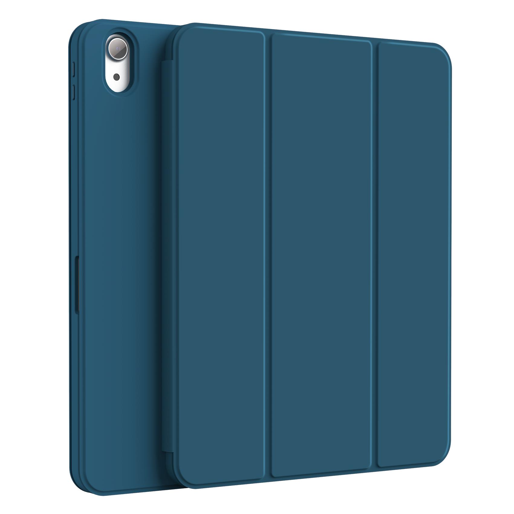 BOOKMAG - Custodia colore blu magnetica removibile, composta da cover e custodia magnetiche compatibile con Apple iPad Air 4/5 gen 4