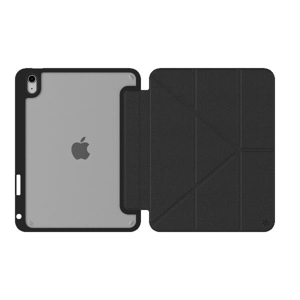 CELLY BOOKMAG- Custodia a libro, con retro cover trasparente, ultra sottile, materiale resistente agli urti, on/off display compatibile con Apple iPad 11" 11th gen/ iPad 10.9"