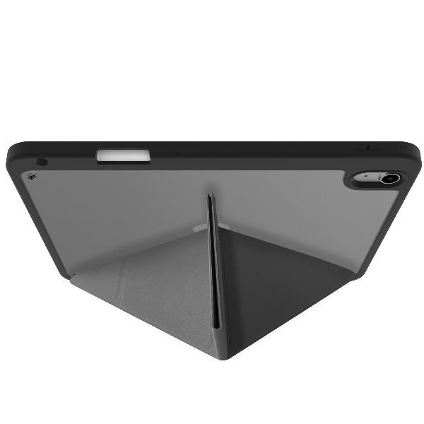 BOOKMAG- Custodia a libro, con retro cover trasparente, ultra sottile, materiale resistente agli urti, on/off display compatibile con Apple iPad 11" 11th gen/ iPad 10.9" 2
