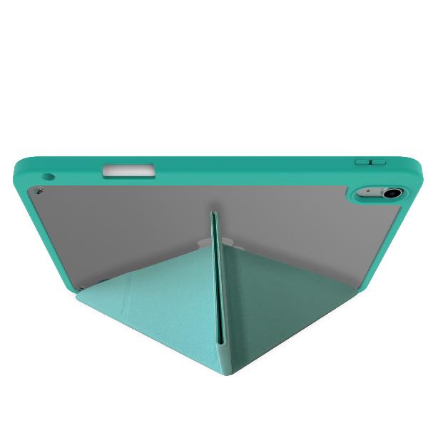 BOOKMAG- Custodia a libro, con retro cover trasparente, ultra sottile, materiale resistente agli urti, on/off display compatibile con Apple iPad 11" 11th gen/ iPad 10.9" 2