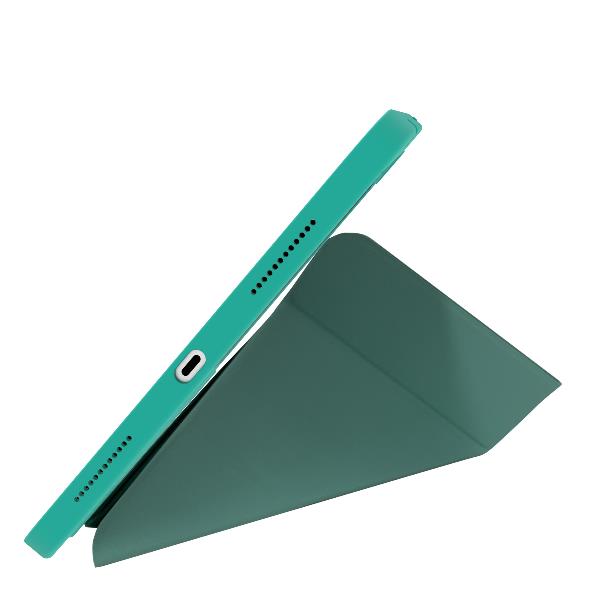 BOOKMAG- Custodia a libro, con retro cover trasparente, ultra sottile, materiale resistente agli urti, on/off display compatibile con Apple iPad 11" 11th gen/ iPad 10.9" 3