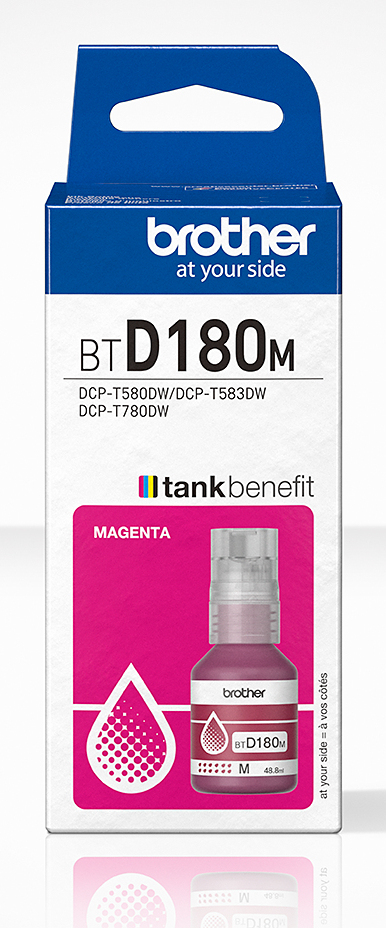 CONSUMABILI BROTHER Flacone inchiostro Magenta Brother BTD180M