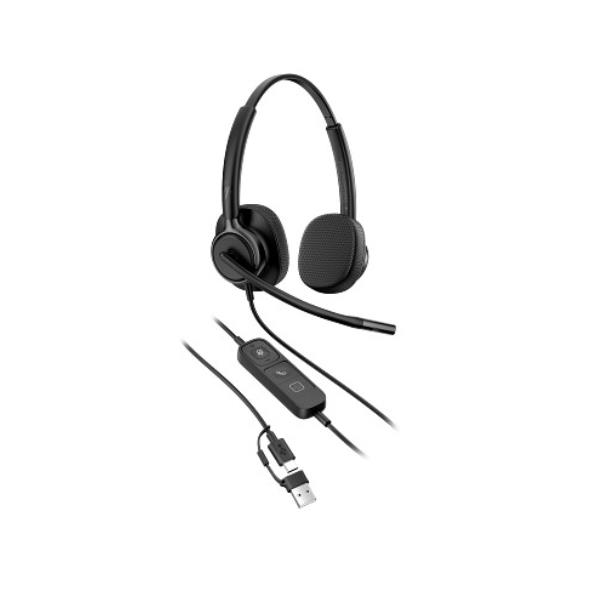 Cuffie cablate stereo HP Poly Mission 425 USB 4