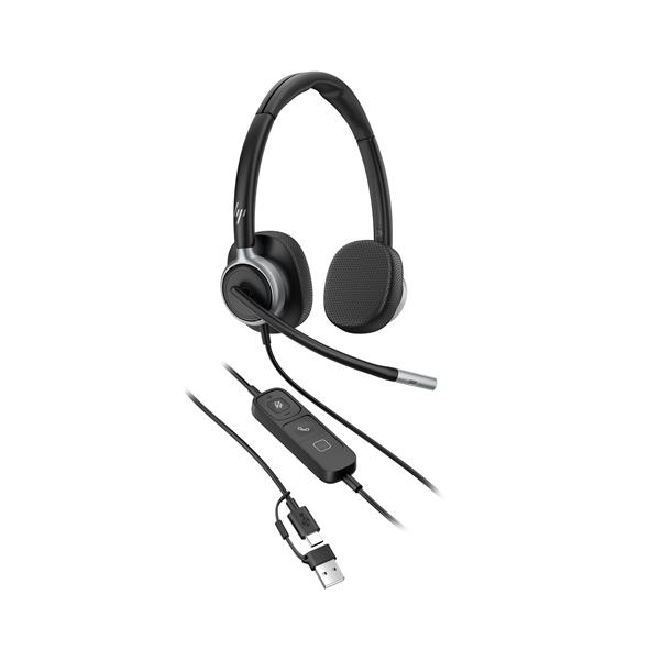 Cuffie cablate stereo HP Poly Mission 625 USB 4