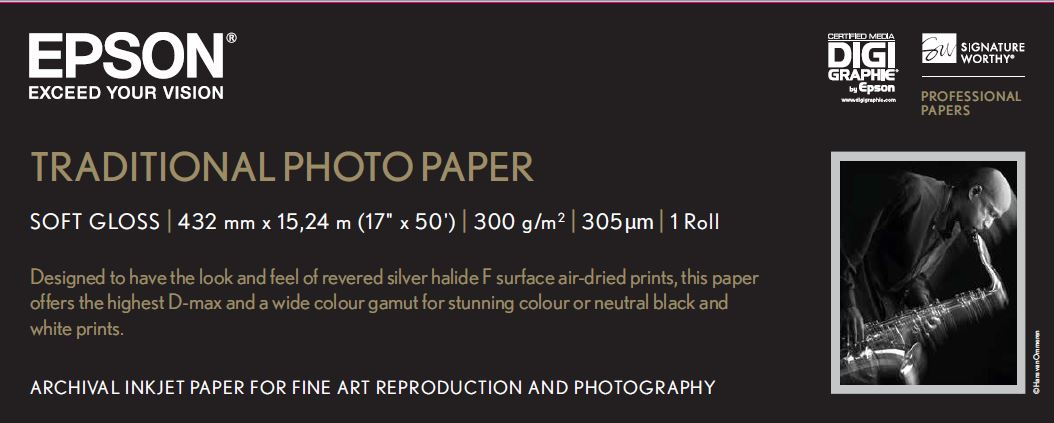 EPSON GRAFICO PHOTO PAPER ROTOLO 43 18CM 17