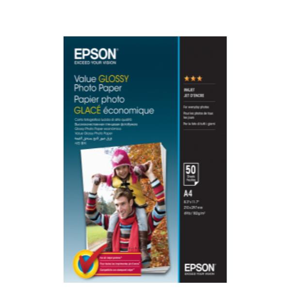 CONSUMABILI EPSON VALUE GLOSSY PHOTO PAPER A4 50