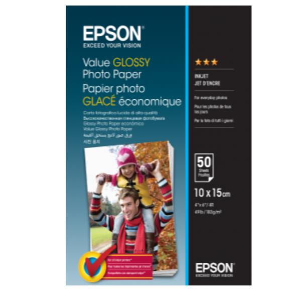 CONSUMABILI EPSON VALUE GLOSSY PHOTO PAPER 10X15CM