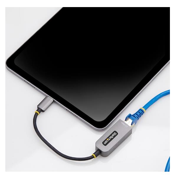 Adattatore Ethernet USB C, Convertitore di Rete/NIC NBASE-T 2.5/1GbE da USB Type-C 3.0 a RJ45. Compatibile Thunderbolt, Windows e Mac 4