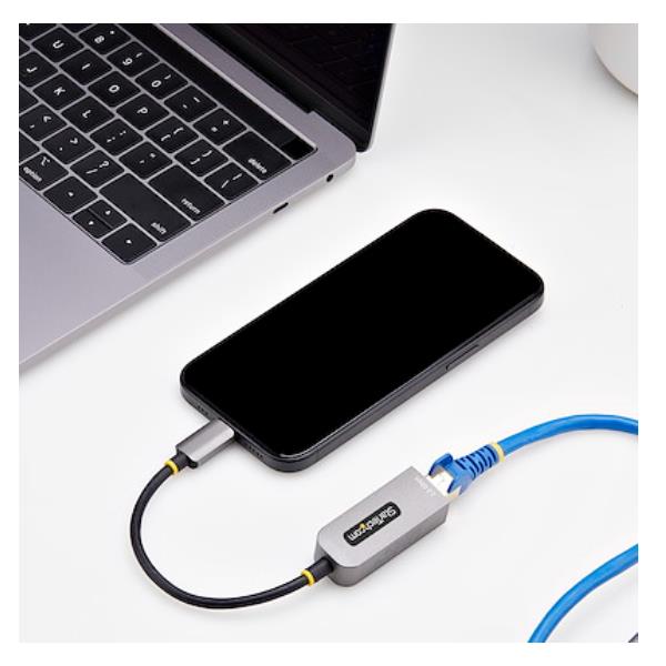 Adattatore Ethernet USB C, Convertitore di Rete/NIC NBASE-T 2.5/1GbE da USB Type-C 3.0 a RJ45. Compatibile Thunderbolt, Windows e Mac 8