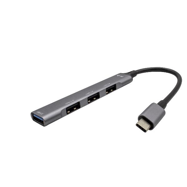 I-TEC HUB USB-C a 4 porte USB A: 1x USB 3.2 + 3x USB 2.0