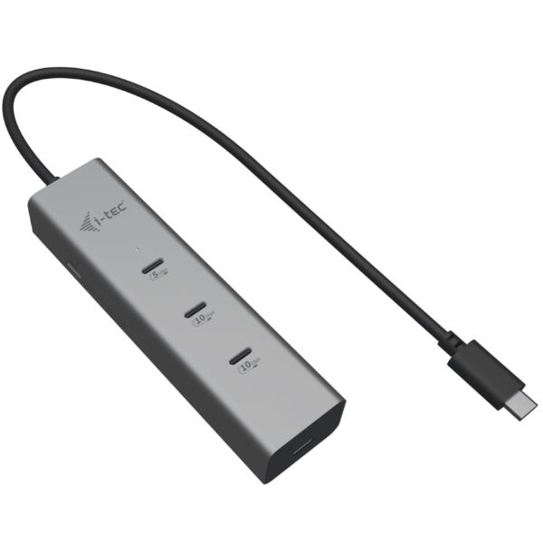 I-TEC HUB di ricarica USB-C a 5 porte fino a 10Gbps con Video USB-C 8K + PD 85 W