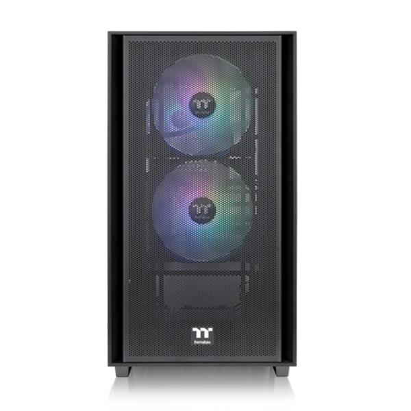 Thermaltake Versa H16 TG ARGB/Black/Win/SPCC/Tempered Glass*1/120mm ARGB Lite Fan*3/Brown Box