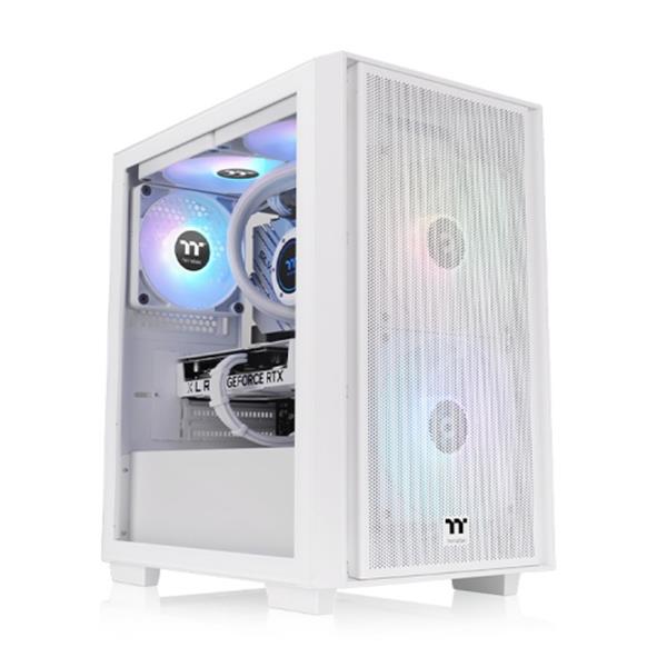 Thermaltake Versa H16 TG ARGB Snow/White/Win/SPCC/Tempered Glass*1/120mm ARGB Lite White Fan*3/Brown Box