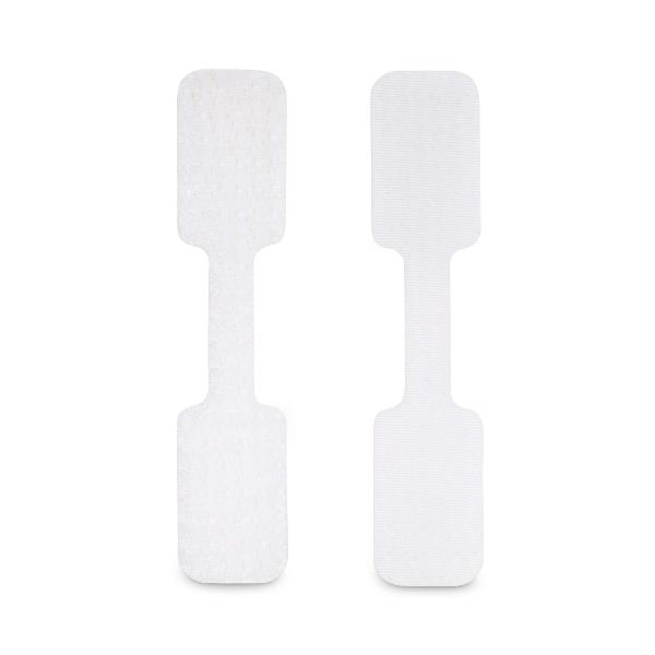 Etichette per cavi da 9cm, confezione da 100, bianco, Etichette per la gestione cavi con fissaggio a strappo, etichette segnacavi scrivibili 6