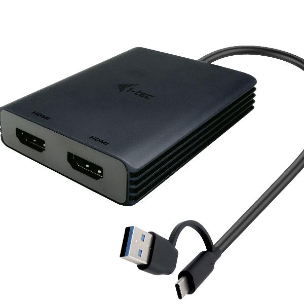 Adattatore Video Universale USB-A/USB-C Doppio Monitor HDMI 4K/60Hz (2xHDMI) 7